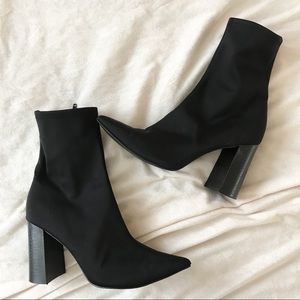 Jeffrey Campbell Siren Heeled Sock Boots